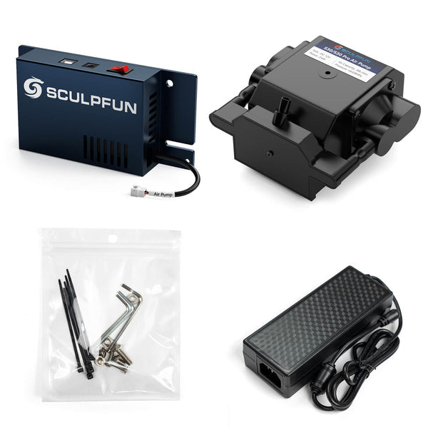 SCULPFUN Automatic Air Assist System Kit for Upgrading S9/S10 Laser Engraver