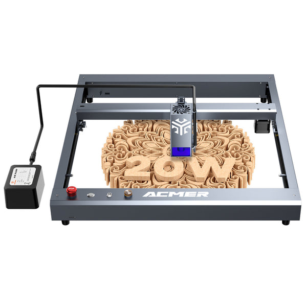 ACMER P2 20W Pre-Assembled Laser Engraver with Auto Air Assist