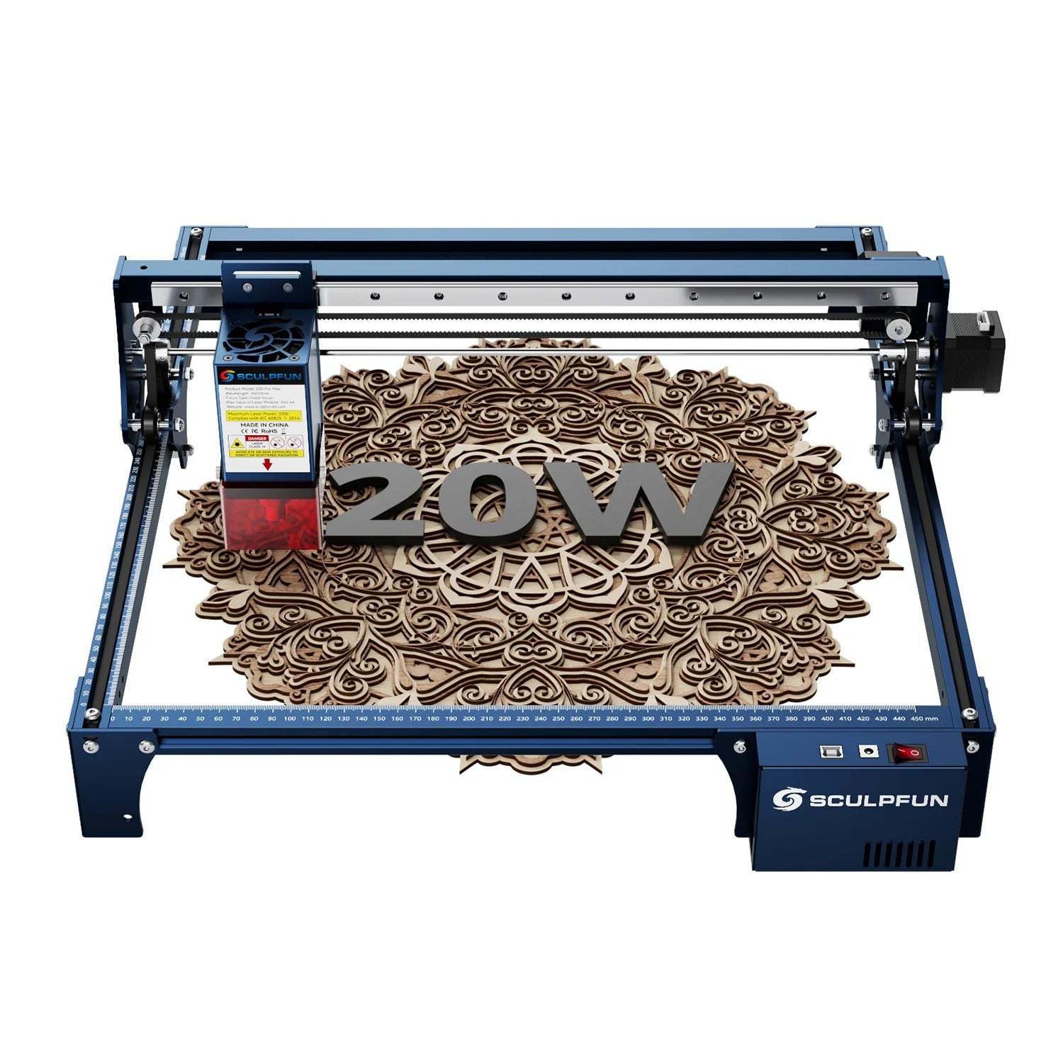 Sculpfun S30 Pro Max: 20W