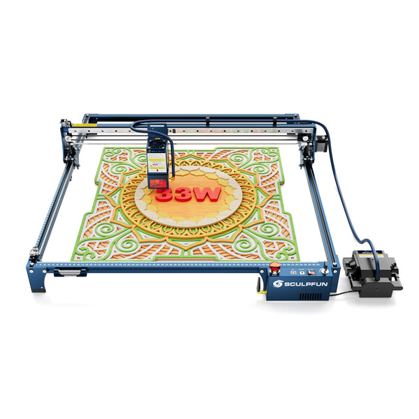 SCULPFUN S30 Ultra 33W Laser Engraver with 600 × 600mm Working Area