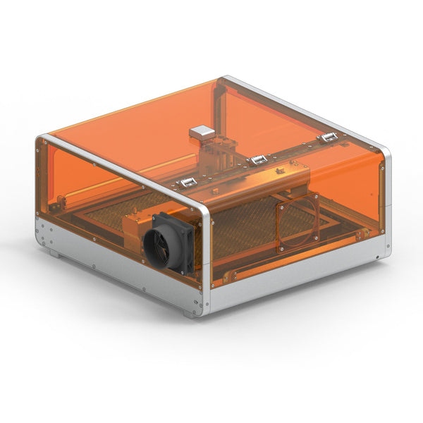 Roly Automation Side Exhaust Mod for LaserMATIC Mk2, Alternative Side Acrylic Panel with Fan Opening