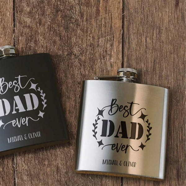 Acmer Stainless Steel Hip Flask-6OZ