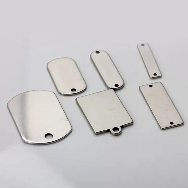 Acmer Stainless Steel Rectangle Pendant